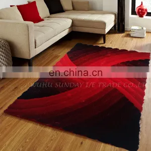 High Quality Fashionable Polyester 3D Shaggy Rug New Design thumbnail-5