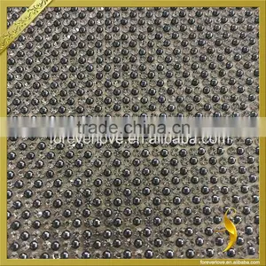 Wholesale Aluminum Sticker Rhienstone Sheet Shoes Accessories Hot Fix Rhinestone Mesh FRM-206 thumbnail-2