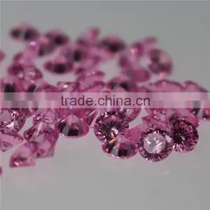 Top Quality Incomparable Beautiful 3mm Round Rose Zircon thumbnail-2