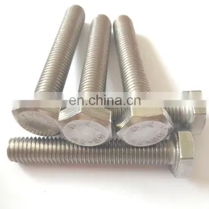 Scm440 Black Oxide M52 M26 M68 Hex Bolt Class 10.9 M24 Hexagonal Head Tensile Bolt Grade 8.8 thumbnail-2