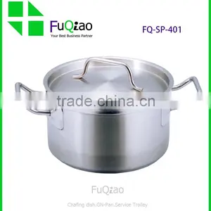 04 Style High Body Commercial Stainless Steel Stock Pot Soup Pot With Compound Bottom thumbnail-6