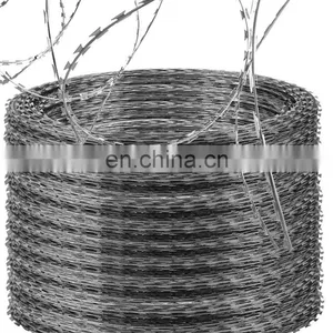 Barbed Razor Wire/ Stainless Steel Razor Barbed Wire/ Razor Wire Mesh thumbnail-1