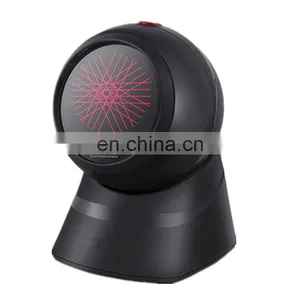 USB Desktop 1D Wired Omnidirectional Laser Barcode Scanner thumbnail-1