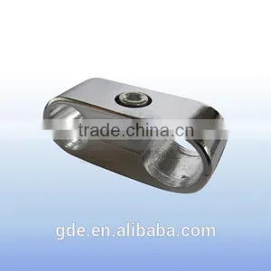 Nickel Metal Round Tube Connector thumbnail-1