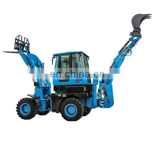 China Construction Machinery Good Quality Backhoe Loader Wheel Front Loader And Backhoe Front Loader And Backhoe thumbnail-3