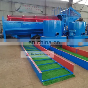 Clay Alluvial Gold Diamond Mining Washing Machine Double Layers Vibrating Rotary Scrubber Trommel Screen thumbnail-5