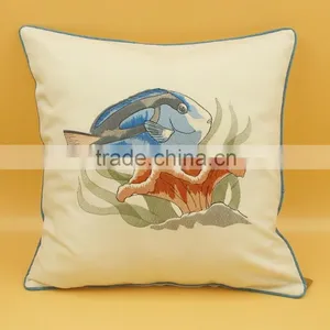 Turtle Embroidery Cushion Cover thumbnail-6