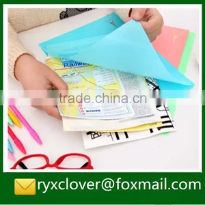Promotional Gifts PP Plastic Colorful File Folder/A4 Size L Shape Folder thumbnail-3