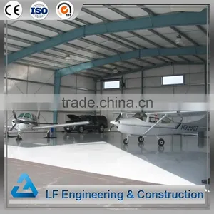 Low Cost Prefab Steel Airplane Hangar With Arch Truss Roof thumbnail-6