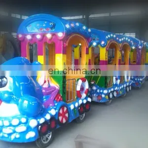 Funny Outdoor Indoor Amusement Park Rides Kiddie Train Ocean Train Rides thumbnail-2