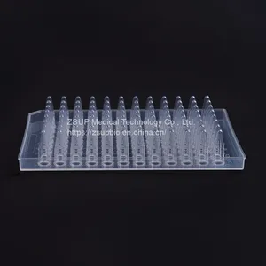 PCR Strip Tube Plate, 96-well, Low Profile, White thumbnail-3