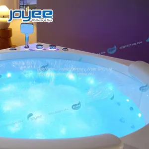 JOYEE Cheap On Sale Acrylic Spa 3 Person Circle Indoor Whirlpool Bathtub Massage Bathtub thumbnail-2