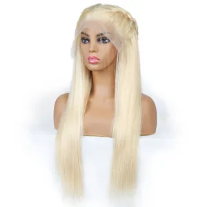 613Human Hair Wigs Straight Wig Highlighted 13x4 Lace Frontal Wig Human Hair Wigs thumbnail-3