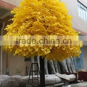 New Products Artificial Big Trees/factory Artificial Bonsai Ginkgo Trees on Sale thumbnail-2