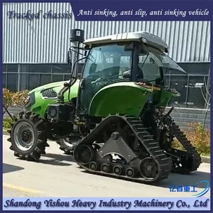 Triangle Track Assembly Tractor Modification Customized Paddy Field Passing Strength thumbnail-2