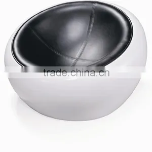 Replica Fiberglass Material PU/genuine Leather Eero Aarnio Half Dome Chair thumbnail-2