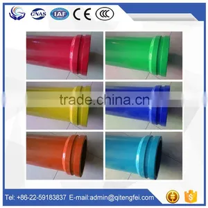 DN125 3000mm 4.5mm Concrete Pump Pipe for Concrete Pump Deck Pipe thumbnail-1