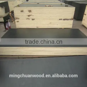 9mm 12mm 15mm 18mm Black/brown/red Film Faced Plywood for Concrete Shuttering Black Film Faced Plywood thumbnail-5