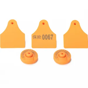 Eartaghome RFID Ear Tags CE Certified ISO11784 / 11785 134.2kHz RFID Low Frequency TPU Tag for Livestock SAF1100 thumbnail-3
