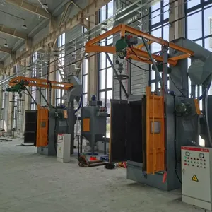 Instrument (flowmeter) Shot Blasting Machine, Double Hook, Chamber Manganese 13 Protective Plate, Hook Type Shot Blasting Machine thumbnail-4