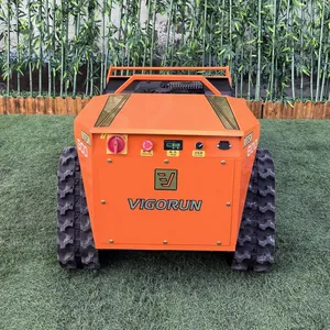 Vigorun MTSK800 Industrial Grade Tracked Robot Automatic Field Brush Cutter 420cc for Lawns Orchards Agricultural Use thumbnail-5