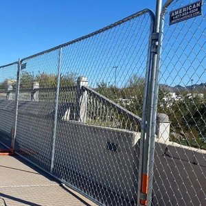 Australian Outdoor Construction Site Fencing, Detachable, Temporary, Mobile, Durable Type, 2.1m x 2.4m thumbnail-3