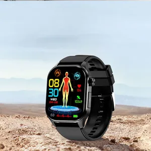 ECG Health Watch Amoled BT Call True Blood Pressure Temperature AI Assistant Fitness Watches ET580 Smart Watch thumbnail-2