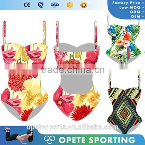 (OEM ODM FACTORY)Wholesale Women Swimwear /Swim Bathing Suit/One Piece Swimsuit thumbnail-1