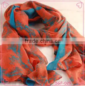 High Quality Custom Printed Silk Scarves for Women thumbnail-1