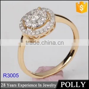 Fashion Design Jewelry Ring Pave Setting 925 Sterling Silver Ring Set Wholesale thumbnail-2