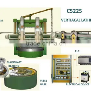 C5263 China Double Column Manual Vertical Lathe Machine Or VTL thumbnail-2