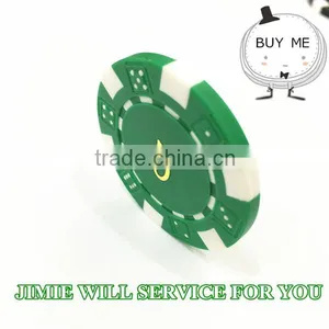 Casino Plastic Magnetic Poker Chips With Gold Stamping thumbnail-2