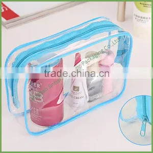 Transparent Custom Cosmetic PVC Plastic Make Up Bag Travel Bag thumbnail-5