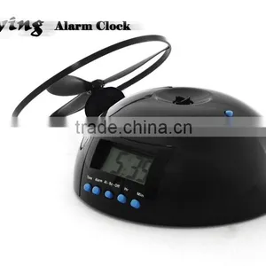 Flying Alarm Clock UFO Propeller Helicopter Backlight Digital Alarm Clock thumbnail-2