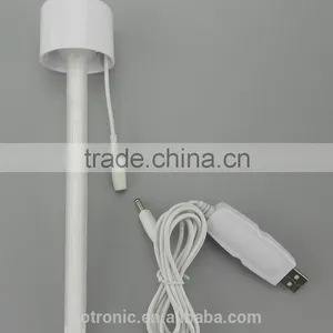 Mini Portable Bottle Cap Air Humidifier With USB Cable for Office Home, White thumbnail-3