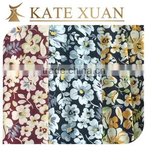 Wholesale Print Rayon Floral Fabric for Rayon Dresses thumbnail-1