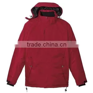 Red/claret Winter Red College Varsity Jacket thumbnail-1