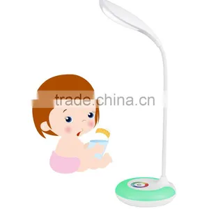 JK-848 Indoor Modern Battery Operated Funky Table Lamps Rainbow Color Cordless USB Rechargeable Hotel Led Desk Lamp thumbnail-1