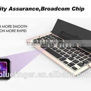 Folable Universal Bluetooth Keyboard for Windows/Android/IOStablets and Smart Phones With Stand thumbnail-5
