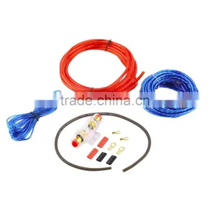 1500W Car Audio Wire Wiring Amplifier Subwoofer Speaker Installation Kit 8GA Power Cable 60 AMP Fuse Holder Free Shipping~ thumbnail-1