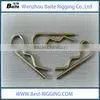 Steel Zinc Plated Industry R Type Hair Pin Chain Hook Metal Key Ring in Best Rigging Hardware Manufacturer thumbnail-3