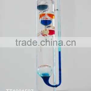 Galileo Thermometer With Barometer/ Glass Thermometer With Barometer thumbnail-2