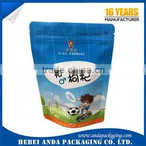 Snack Food Packaging Zip Lock Bag/ Colored Plastic Film Aluminum Foil Bag Manufacturer thumbnail-1