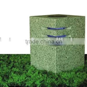 Solar Stepping Stone,solar Garden Decoration Lamp,gardening Stone Lantern thumbnail-1