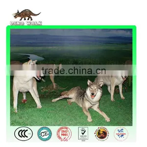 Life Size Wolf Animatronic thumbnail-1