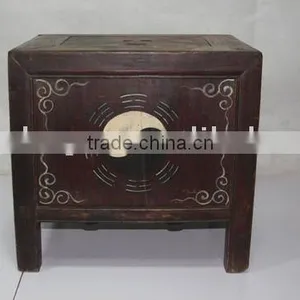 Chinese Antique Wooden Hand Painted Chest thumbnail-1