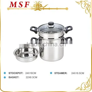 MSF-L3917 America Stainless Steel Pasta Steamer Pot Set thumbnail-3