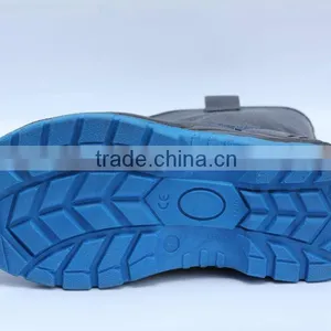 Oil Resistant Steel Toe Genuine Leather Safety Boots Pu Injection thumbnail-2