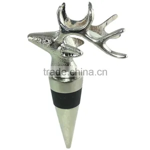 Zince Alloy Deer Wine Stopper Stag Head Wine Accessories thumbnail-1