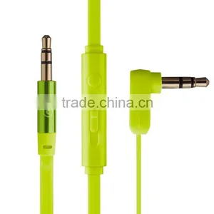 Built in Mic 3.5mm Gold Plated Male to Male Auxiliary Cable thumbnail-3